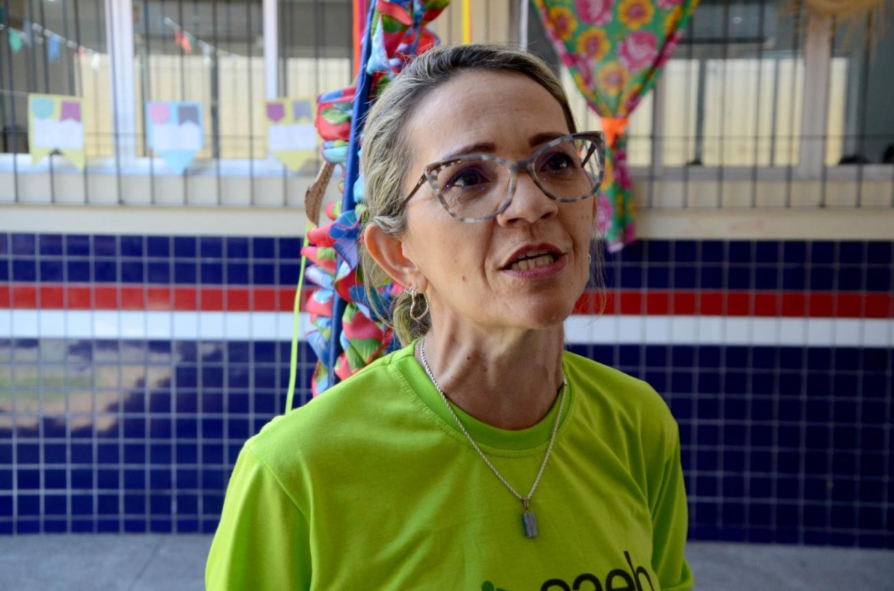 Diretora Sandra Souza - Foto: Rai Pontes / Ascom Seduc