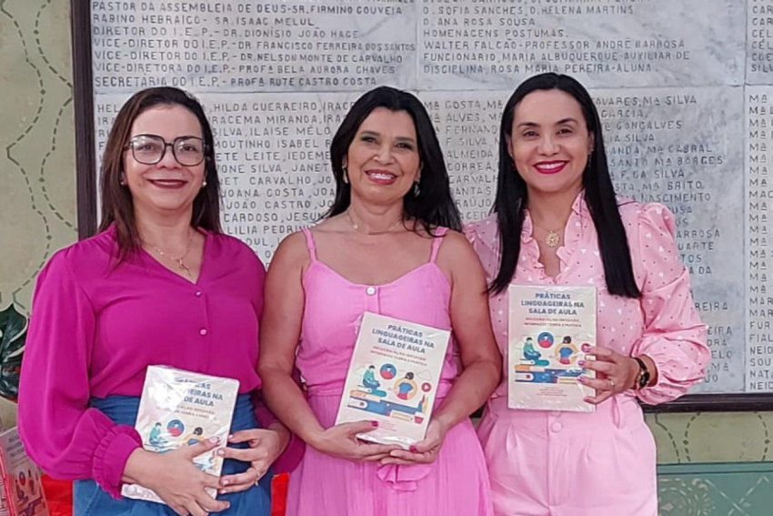 Foto: Professoras da rede pública estadual lançam livro sobre práticas pedagógicas