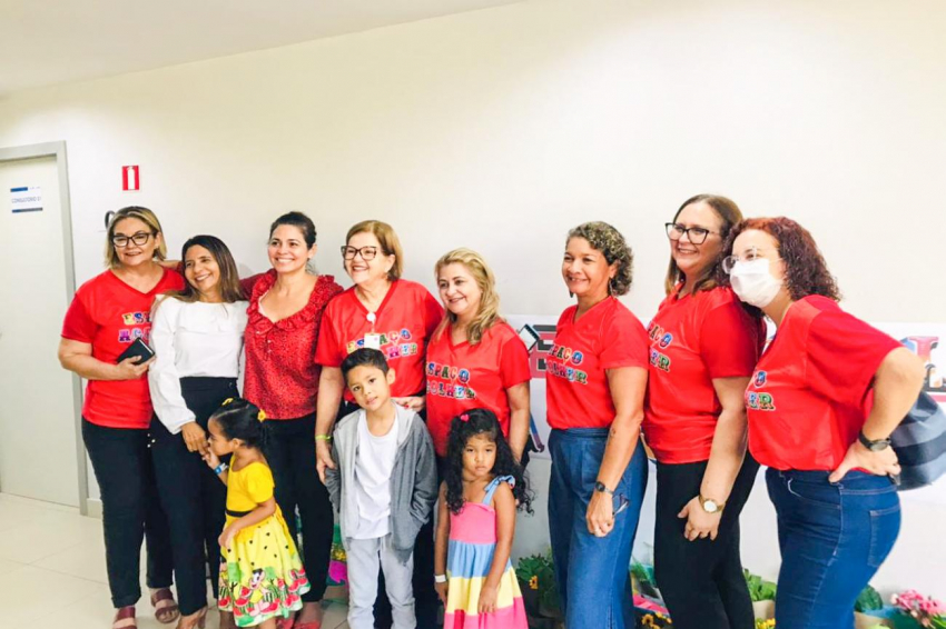 Foto: Classe Hospitalar do Espaço Acolher da Santa Casa faz atividade especial para a pediatria