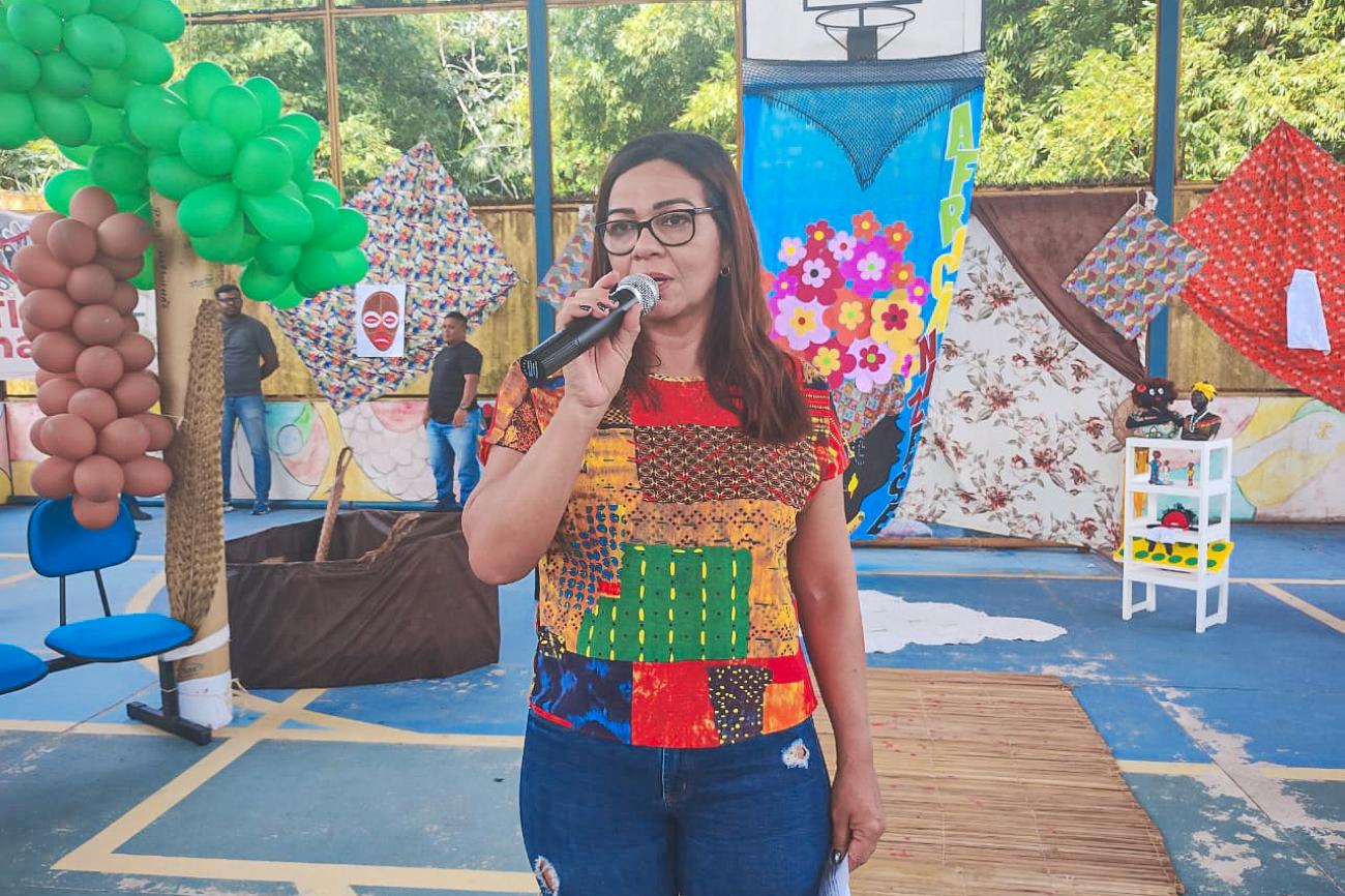 Pedagoga da Fasepa, Ana Lúcia Ramos - Foto: Dani Valente (Ascom Fasepa)