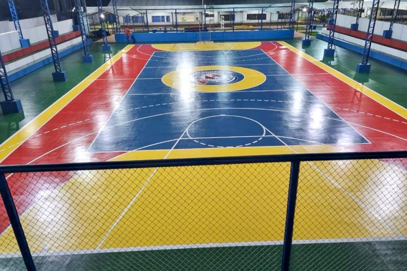 Obra realizada com os recursos do Dinheiro na Escola Paraense 
