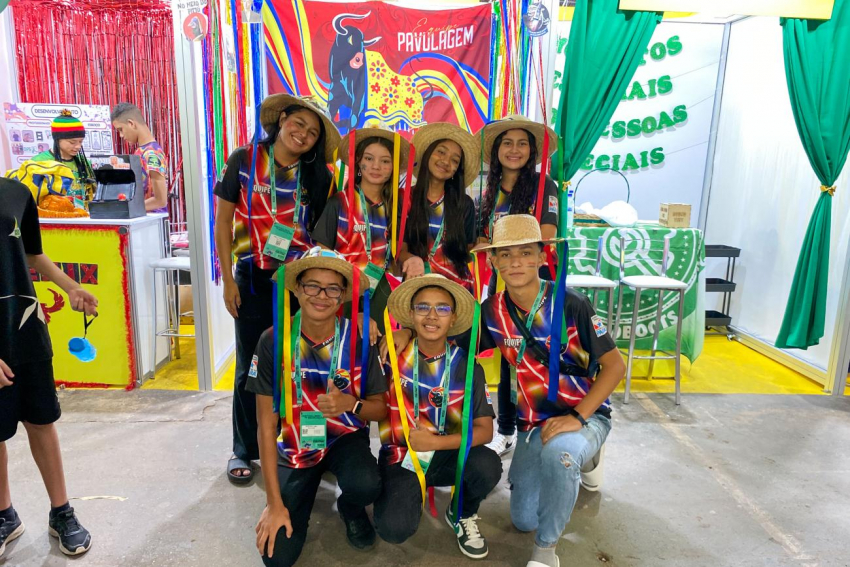 Foto: Em Brasília, estudantes do Pará iniciam o Nacional de Robótica com muita animação e foco