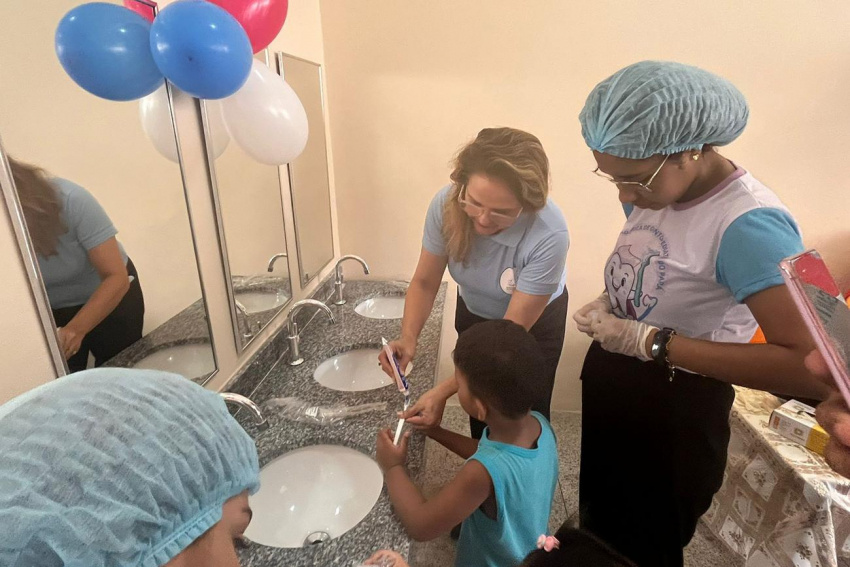 Foto: Governo realiza ação pelo Dia Mundial da Saúde Bucal na creche Orlando Bitar