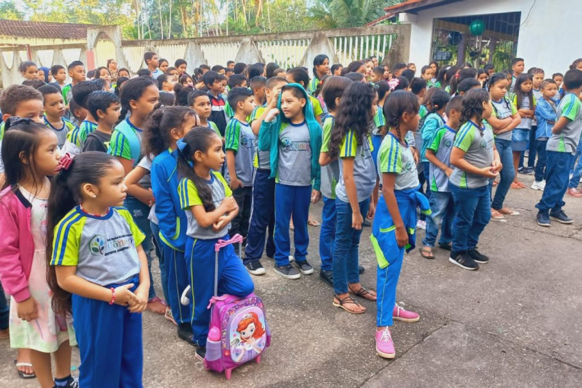 Foto: Escola incentiva conscientização ambiental de crianças com projeto em Ananindeua