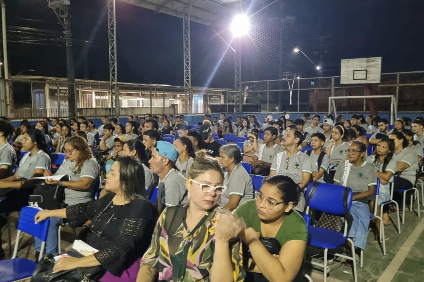Foto: Seduc promove palestra sobre geração de emprego e renda para estudantes da EJA