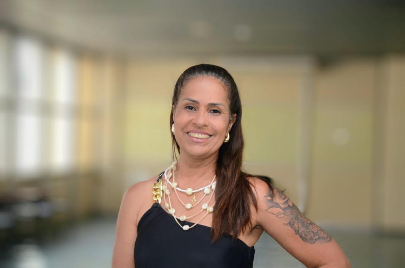 Professora Rosana Feitosa, uma das responsáveis pela formação - Foto: Eliseu Dias / Ascom Seduc
