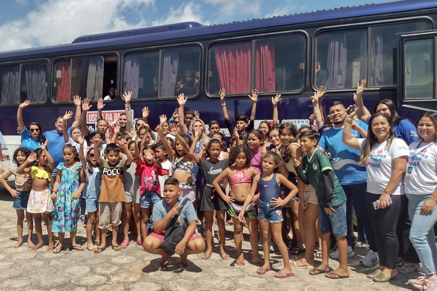 Foto: Seduc e Seac garantem transporte e alimentação para alunos da rede estadual na UsiPaz Marituba