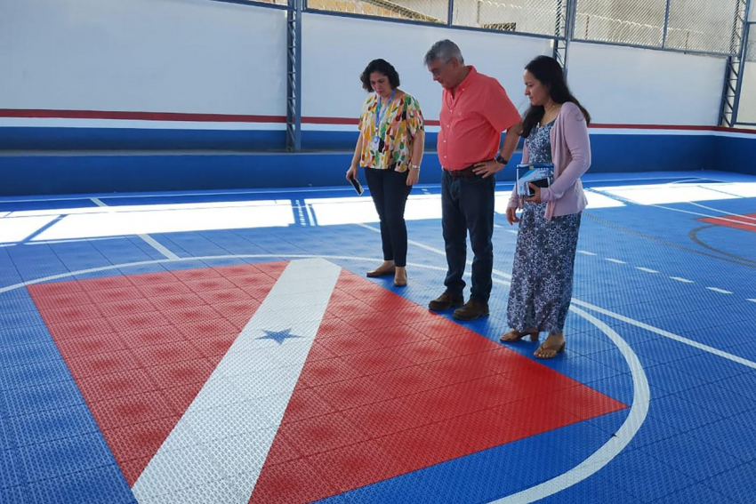 Foto: Fadep inicia estudos para construção de novas quadras escolares