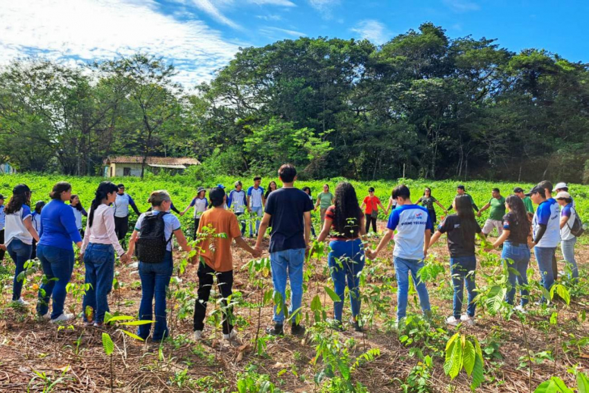 Foto: Estudantes da rede estadual se tornam multiplicadores de consciência ambiental através de componente curricular