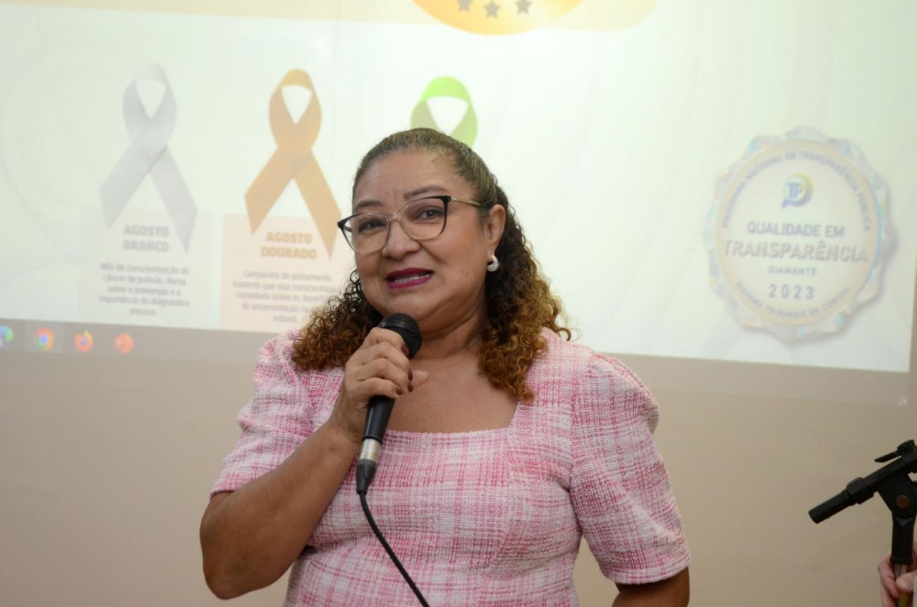 Josefa Dutra, técnica da Coordenadoria de Justiça Restaurativa (CJR) do TJPA - Foto: Eliseu Dias / Ascom Seduc