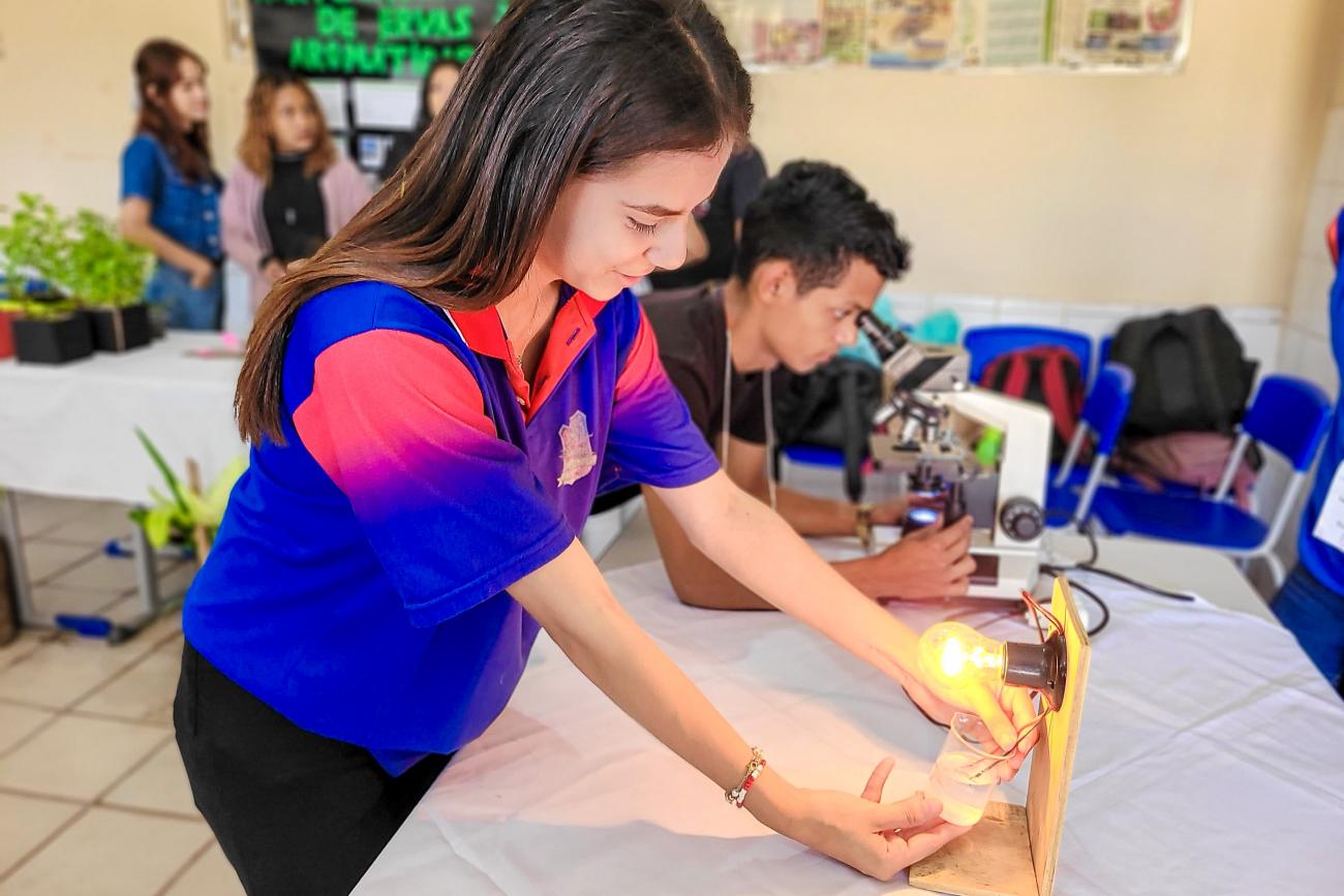 Troca de saberes e experiências amplia os horizontes dos alunos - Foto: Fernanda Cavalcante / Ascom Seduc