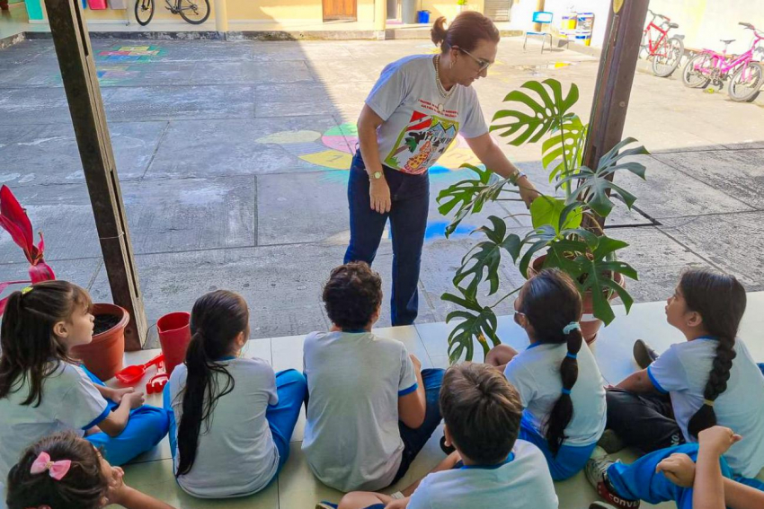 Foto: Estudantes da rede pública estadual criam Projeto 'Teto Verde' para amenizar o clima