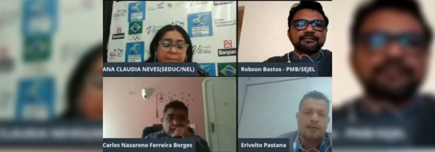 Foto: Webinar discute Gestão em Políticas Públicas de Esporte e Lazer em Belém