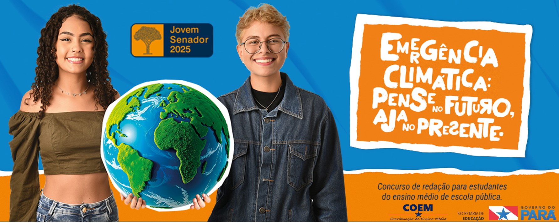 notícia: Abertas as inscrições para o Programa Jovem Senador 2025