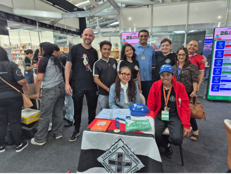 Foto: JOVEM PARLAMENTAR DO MERCOSUL PARTICIPA DA 28ª FEIRA PAN-AMAZÔNICA DO LIVRO E DAS MULTIVOZES.