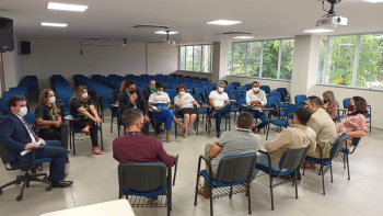 Foto: Políticas públicas são debatidas no Fórum Estadual dos Dirigentes Municipais de Educação | Fotógrafo: Rai Pontes