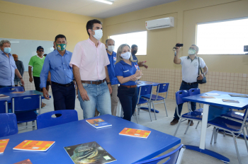 Foto: Escola Profª Isaura Baía, em Mocajuba, é a 72ª reconstruída pelo Governo do Pará | Fotógrafo: Rai Pontes