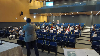 Foto: Políticas públicas são debatidas no Fórum Estadual dos Dirigentes Municipais de Educação | Fotógrafo: Rai Pontes