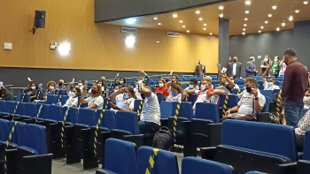 Foto: Políticas públicas são debatidas no Fórum Estadual dos Dirigentes Municipais de Educação | Fotógrafo: Rai Pontes