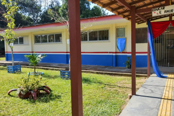Notícia: Com 'Dinheiro na Escola Paraense', escola estadual revitaliza espaços pedagógicos em Belém
