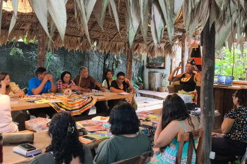 Notícia: Em Mosqueiro, professores estaduais participam de formação com foco no avanço do Programa Alfabetiza Pará