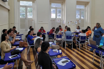 Notícia: Seduc qualifica educadores de todas as regiões do estado para fortalecer estratégias de alfabetização na idade certa