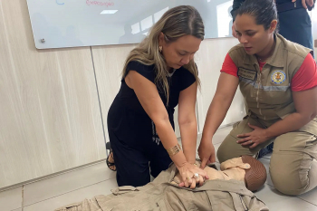 Notícia: Curso de Primeiros Socorros e Combate a Incêndio capacita profissionais da Educação