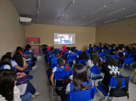 Notícia: Escolas estaduais participam da Mostra de Cinema Ecofalante e envolvem estudantes em debates sobre educação ambiental