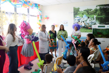 Notícia: Fundação Santa Casa e Seduc comemoram Dia das Crianças em classe hospitalar