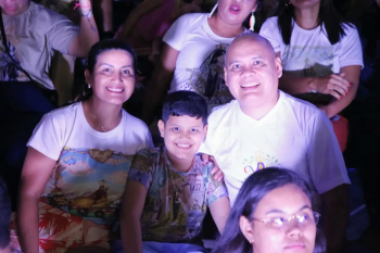 Foto: Secretário-adjunto de Educação Básica, Júlio Meirelles, e família - Foto: Eliseu Dias / Ascom Seduc