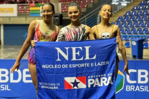 Notícia: Ginástica rítmica do Pará brilha nos Jogos Escolares Brasileiros 2025