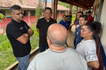 Notícia: Na região Sul do Pará, secretário de Educação, Ricardo Sefer, gestores e professores dialogam sobre melhorias e fluxo escolar