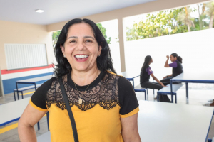 Foto: Professora de Língua Portuguesa, Maria de Lourdes - Foto: Pedro Guerreiro / Ag. Pará