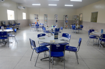 Foto: Governo muda realidade de 700 alunos com escola reconstruída e equipada em Anapu | Fotógrafo: Rai Pontes