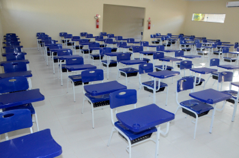 Foto: Estado entrega mais uma escola e amplia número de vagas no ensino médio em Mocajuba | Fotógrafo: Rai Pontes