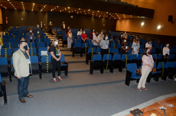Foto: Políticas públicas são debatidas no Fórum Estadual dos Dirigentes Municipais de Educação | Fotógrafo: Rai Pontes