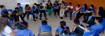 Notícia: Na Escola Francisco Berton roda de conversa alerta sobre perigos do bullying
