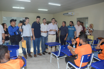 Foto: Governo muda realidade de 700 alunos com escola reconstruída e equipada em Anapu | Fotógrafo: Rai Pontes