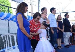 Foto: A afirmação ocorreu durante a reinauguração da Escola Estadual Ruth dos Santos Almeida, no conjunto Maguari, em Belém. Com investimento de mais de R$ 2.600 milhões financiados pelo Banco Interamericano de Desenvolvimento (Bid), a unidade de ensino foi beneficiada com obras de reforma e ampliação. Além das 13 salas de aula equipadas e refrigeradas, a reforma contemplou uma secretaria, arquivo, coordenação pedagógica, diretoria, sala dos professores e sala de leitura, além de outros espaços de convivência. | Fotógrafo: Rai Pontes