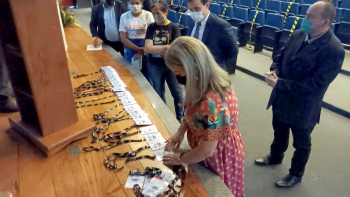 Foto: Políticas públicas são debatidas no Fórum Estadual dos Dirigentes Municipais de Educação | Fotógrafo: Rai Pontes