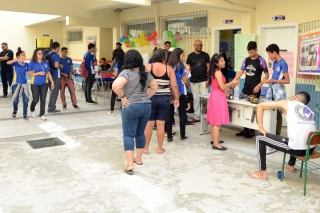 Foto: Exposição dos Trabalhos de Projeto de Robótica,Lixo Reciclável e Horta Escolar | Fotógrafo: Eliseu Dias