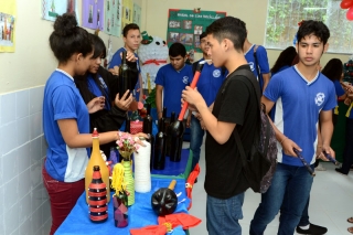 Foto: Exposição dos Trabalhos de Projeto de Robótica,Lixo Reciclável e Horta Escolar | Fotógrafo: Eliseu Dias