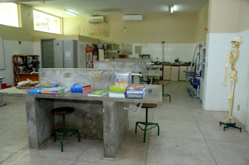 Foto: Escola Estadual Dr. Ulysses Guimarães completa 28 anos | Fotógrafo: Eliseu Dias