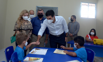 Foto: Governo do Pará entrega 57ª unidade de ensino reconstruída e ampliada à comunidade escolar | Fotógrafo: Eliseu Dias