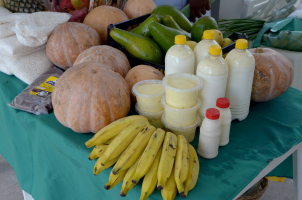 Foto: Seduc recebe os produtos da Feira da Agricultura Familiar, da Emater | Fotógrafo: Eliseu Dias