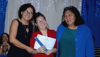 Foto: A solenidade de Colação de Grau da Eja, UEES Yolanda Martins e Silva. | Fotógrafo: Eliseu Dias