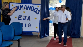 Foto: A solenidade de Colação de Grau da Eja, UEES Yolanda Martins e Silva. | Fotógrafo: Eliseu Dias