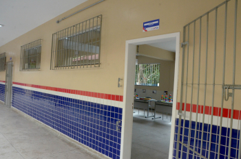 Foto: Governo entrega Escola Estadual Visconde de Souza Franco reconstruída | Fotógrafo: Eliseu Dias / Rai Pontes