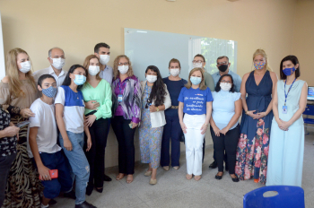 Foto: Governo entrega Escola Estadual Visconde de Souza Franco reconstruída | Fotógrafo: Eliseu Dias / Rai Pontes