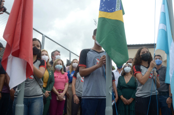 Foto: Governo entrega nova Escola Estadual Oneide de Souza Tavares, em Ananindeua | Fotógrafo: Eliseu Dias - Rai Pontes